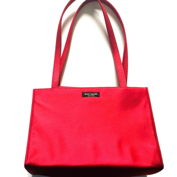 KATE SPADE  VINTAGE  SATIN CLOTH PURSE - Picture 1 of 5